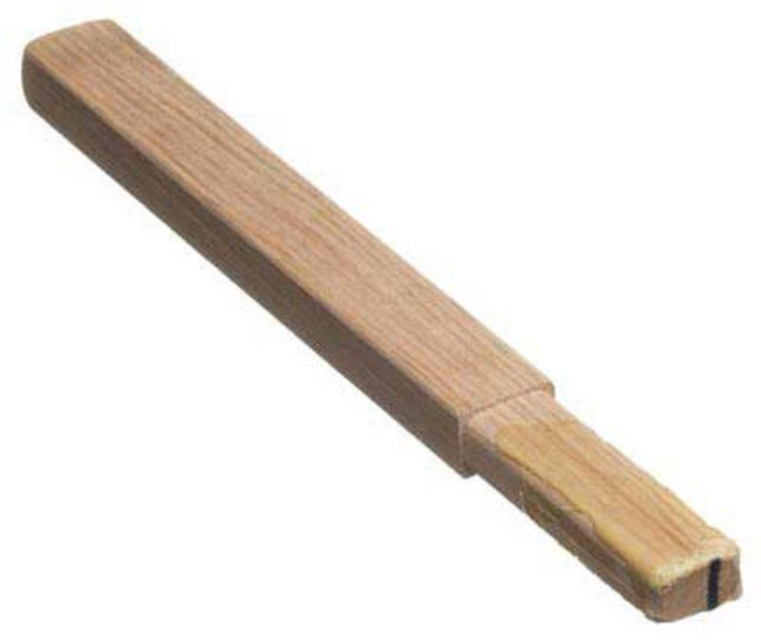 Hockey Stick Wood End Plug, Junior, 8-in Front_Angled_Right