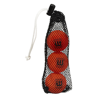 Winnwell Mini Knee Hockey Balls, 50-mm, 3-pk