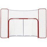 Filet de hockey de rue avec filet de sécurité Winnwell, acier, 72 po Front_Flat