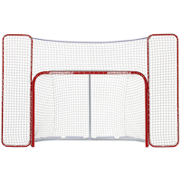 Winnwell Steel Street Hockey Net with Backstop, 72-in