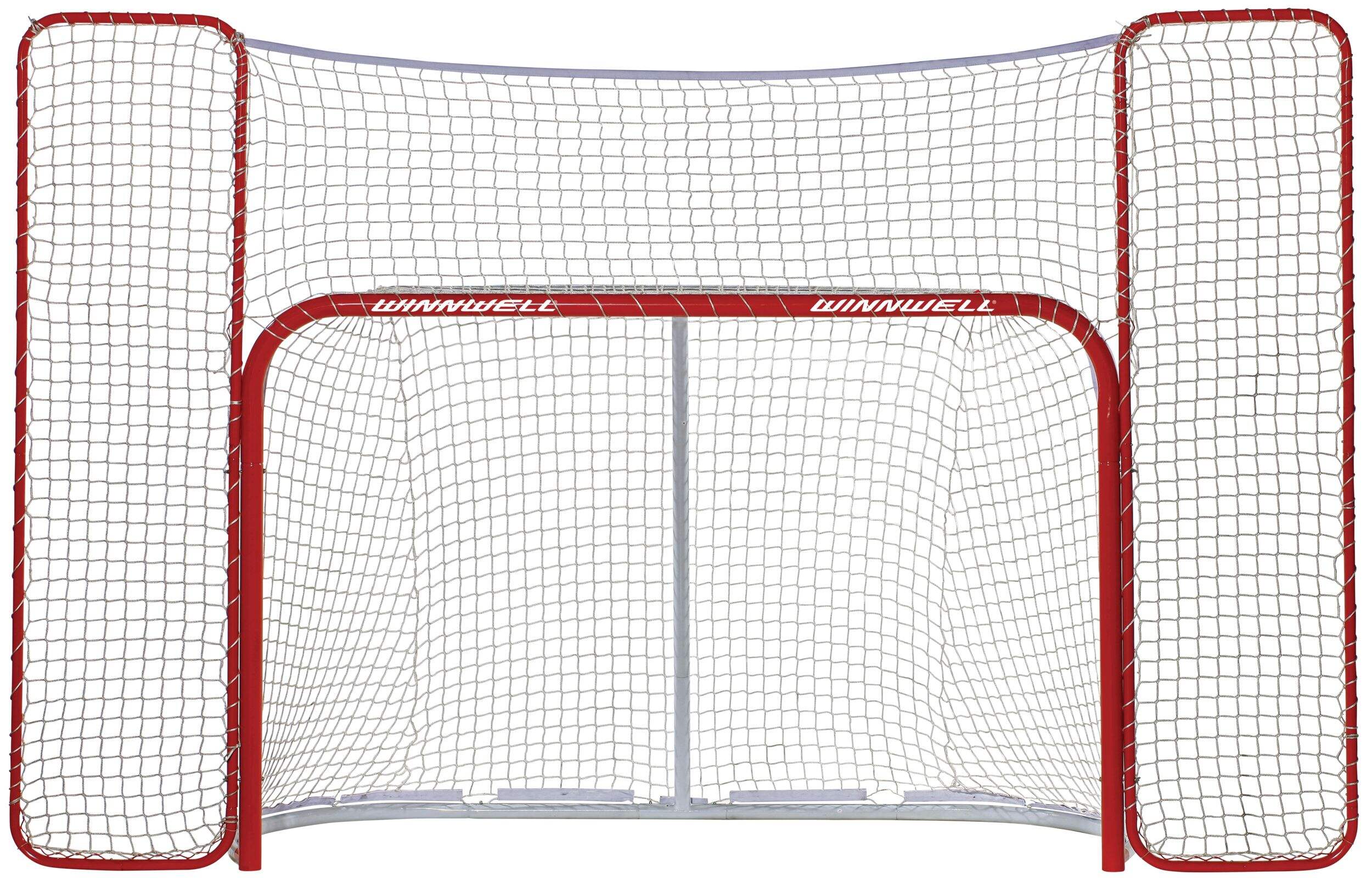 Winnwell Steel Street Hockey Net with Backstop, 72-in Front_Flat