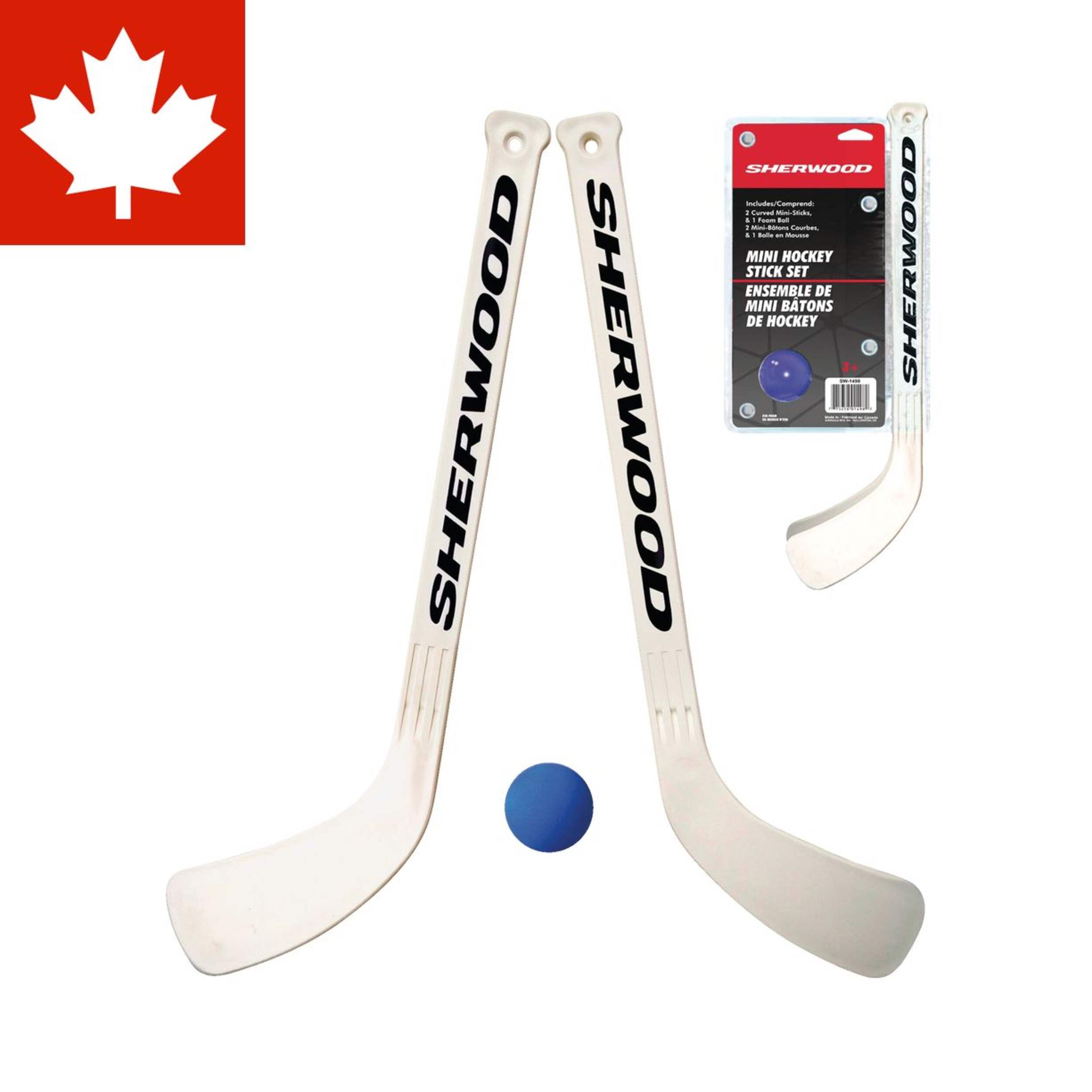 Sherwood Curved Mini Hockey Sticks with Ball Set Composite_or_Mixed