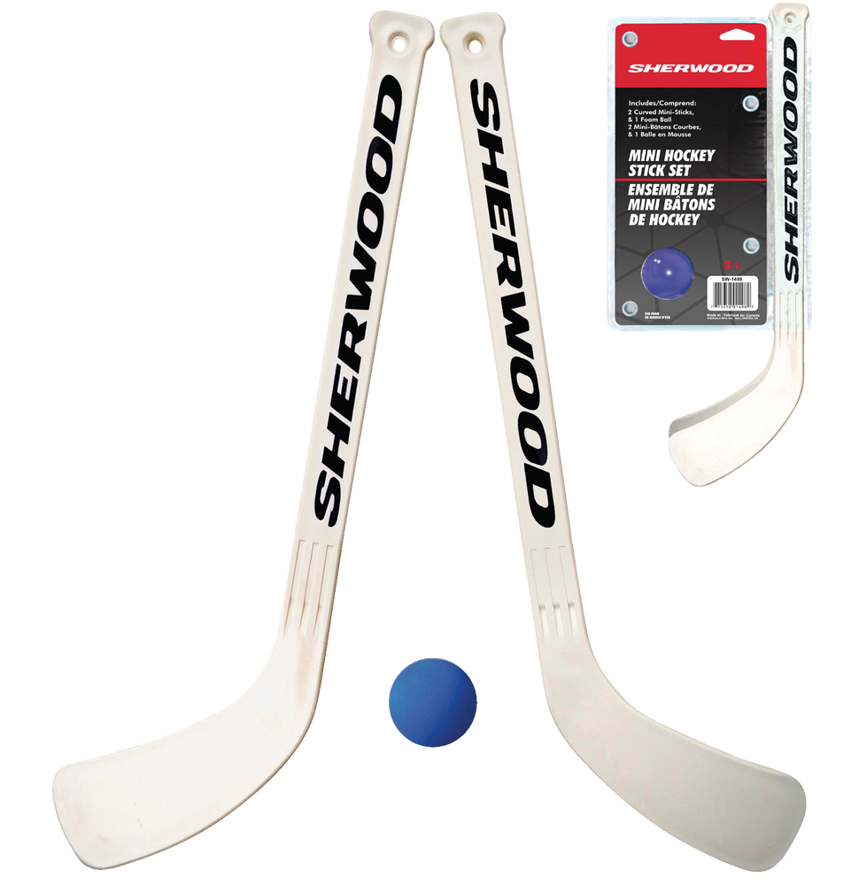 Sherwood Curved Mini Knee Hockey Stick Set | Canadian Tire