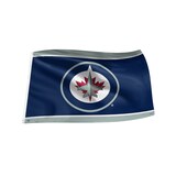 Drapeau avec logo LNH Jets de Winnipeg imprimé d'un côté, 3 x 5 pi Front_Flat