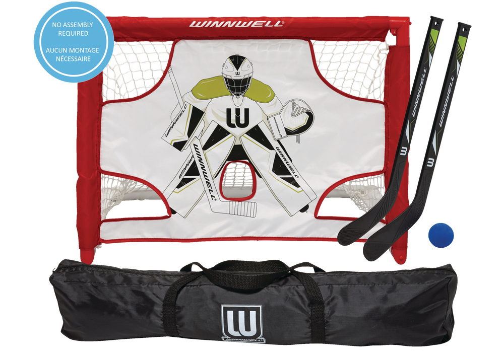 Winnwell PVC Collapsible Mini Hockey Net Set, 28in Canadian Tire