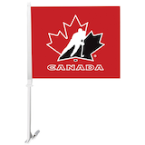NHL Team Canada Red Car Flag