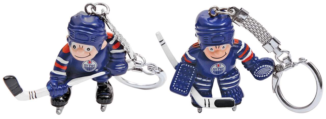 Edmonton Oilers Player and Goalie Keychain Combo Canadian Tire