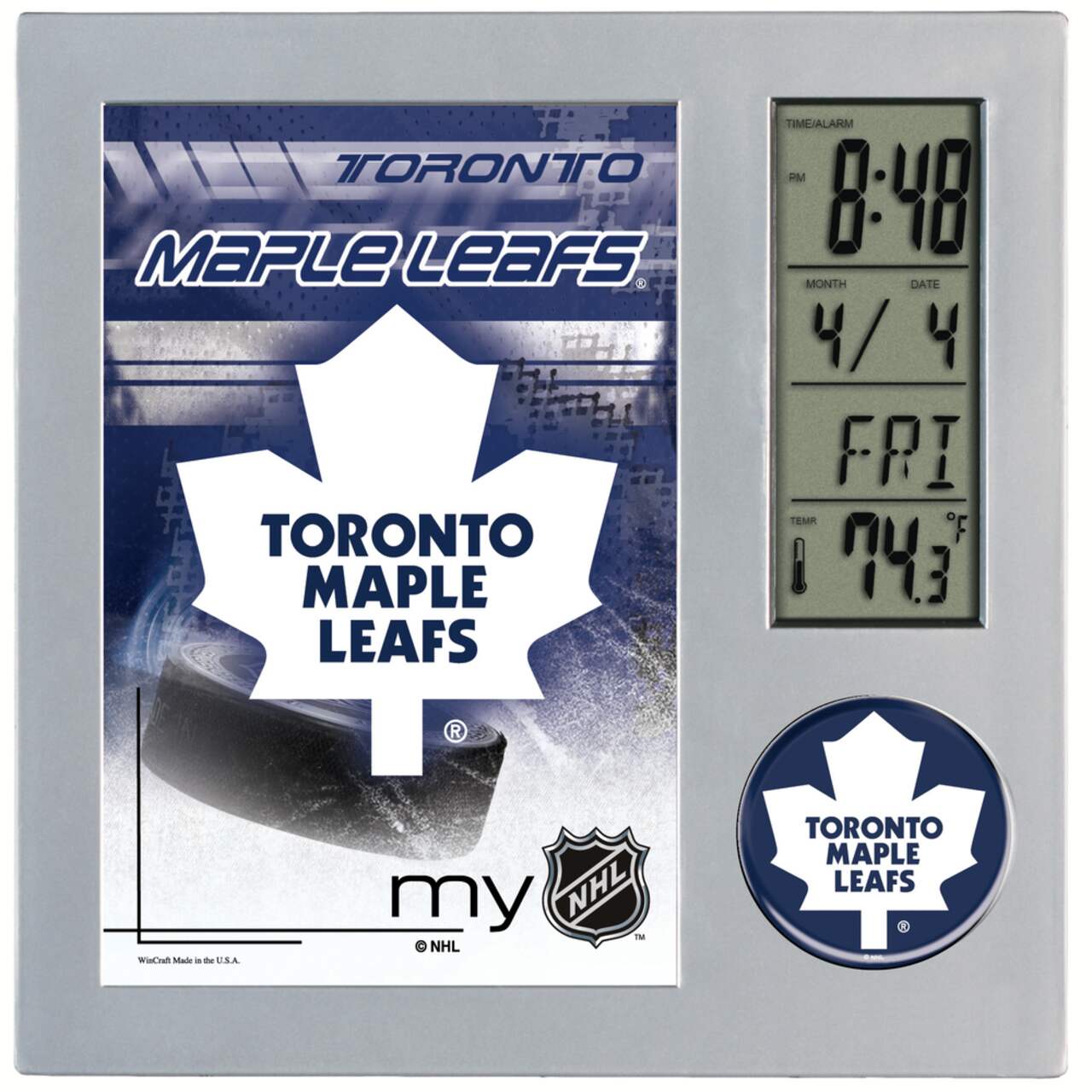 Horloge de bureau numérique de la LNH, Maple Leafs de Toronto