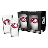 NHL Montreal Canadiens Mixing Pint Glass Box Set, 2-pk, 16-oz Composite_or_Mixed