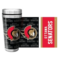 NHL Ottawa Senators Full Wrap Wallpaper Travel Mug, 14-oz Front_Elevated