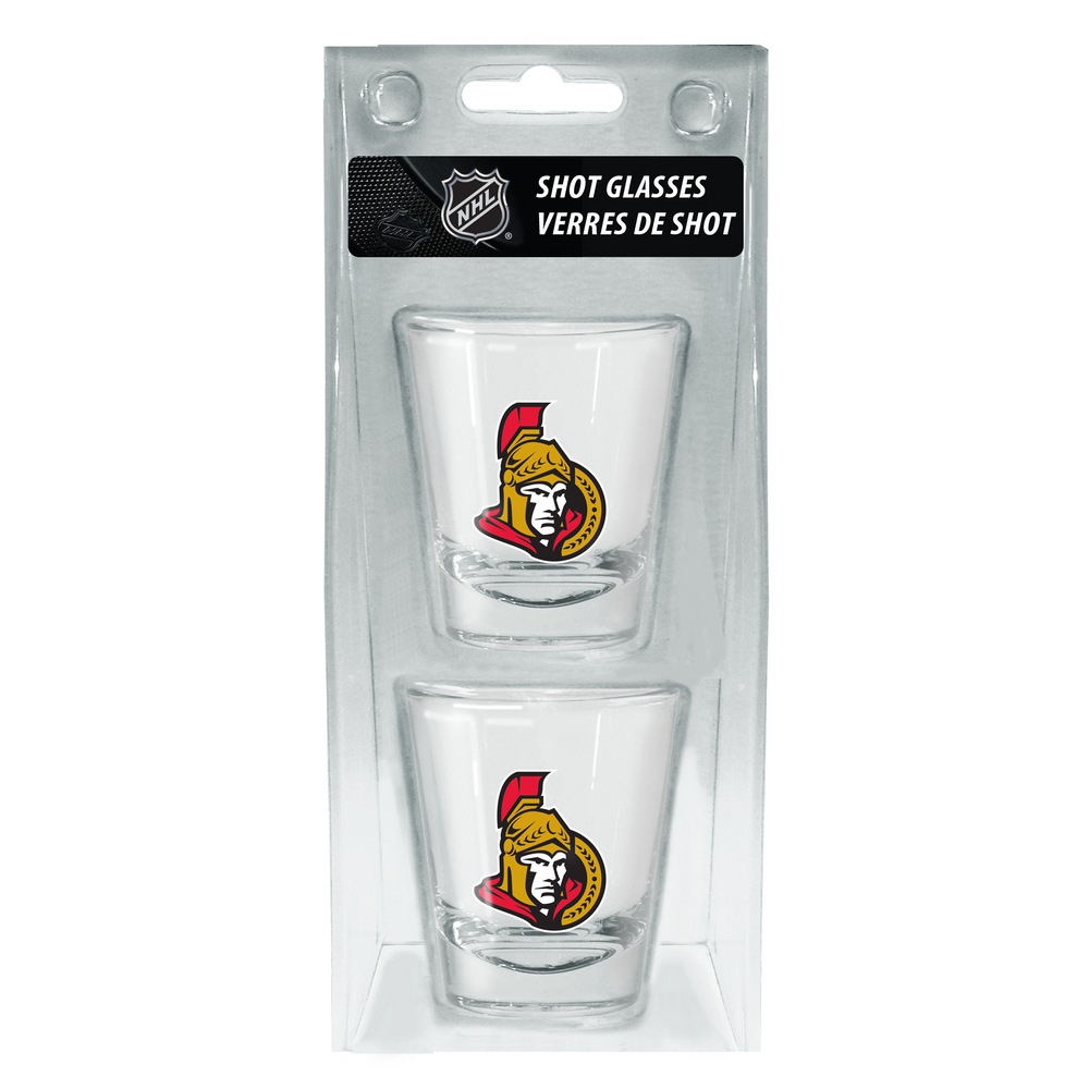 Ottawa Senators Shot Glass Set, 2pk Canadian Tire