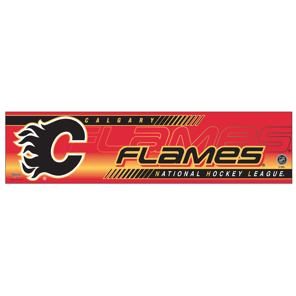 Calgary Flames Bumper Sticker Canadian Tire