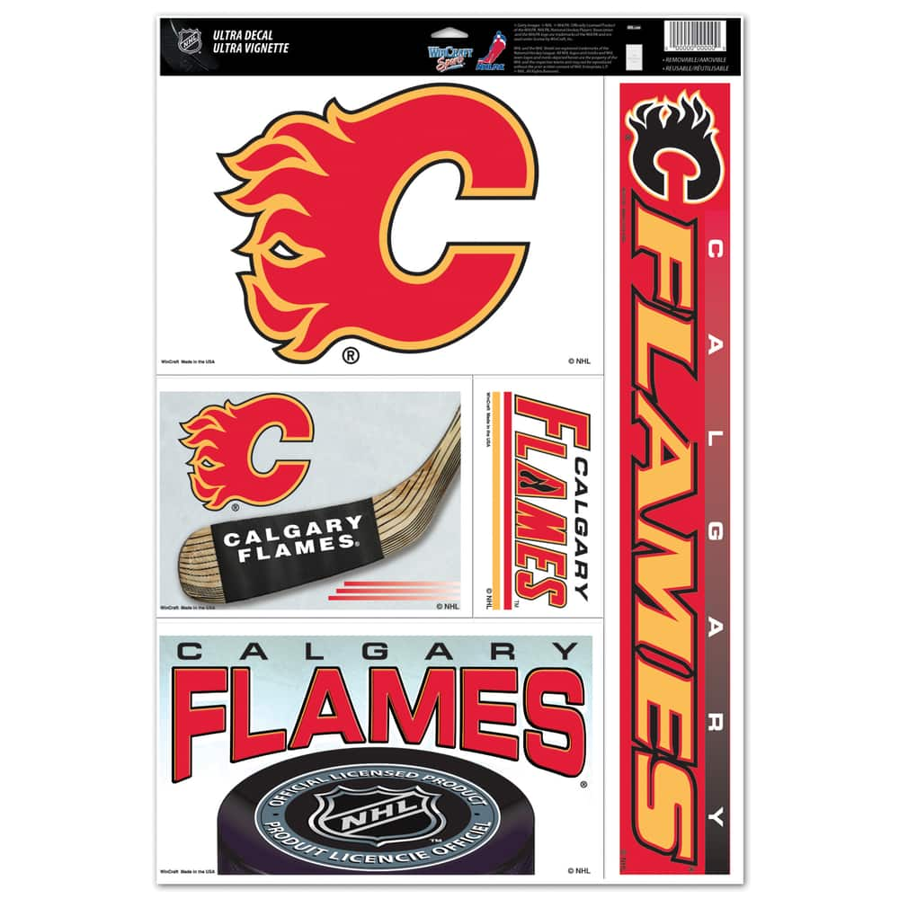 NHL Calgary Flames Ultra Decals, 11 x 17-in | Canadian Tire