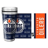 NHL Edmonton Oilers Full Wrap Wallpaper Travel Mug, 14-oz Front_Flat