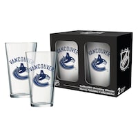 NHL Vancouver Canucks Mixing Pint Glass Box Set, 2-pk, 16-oz Composite_or_Mixed