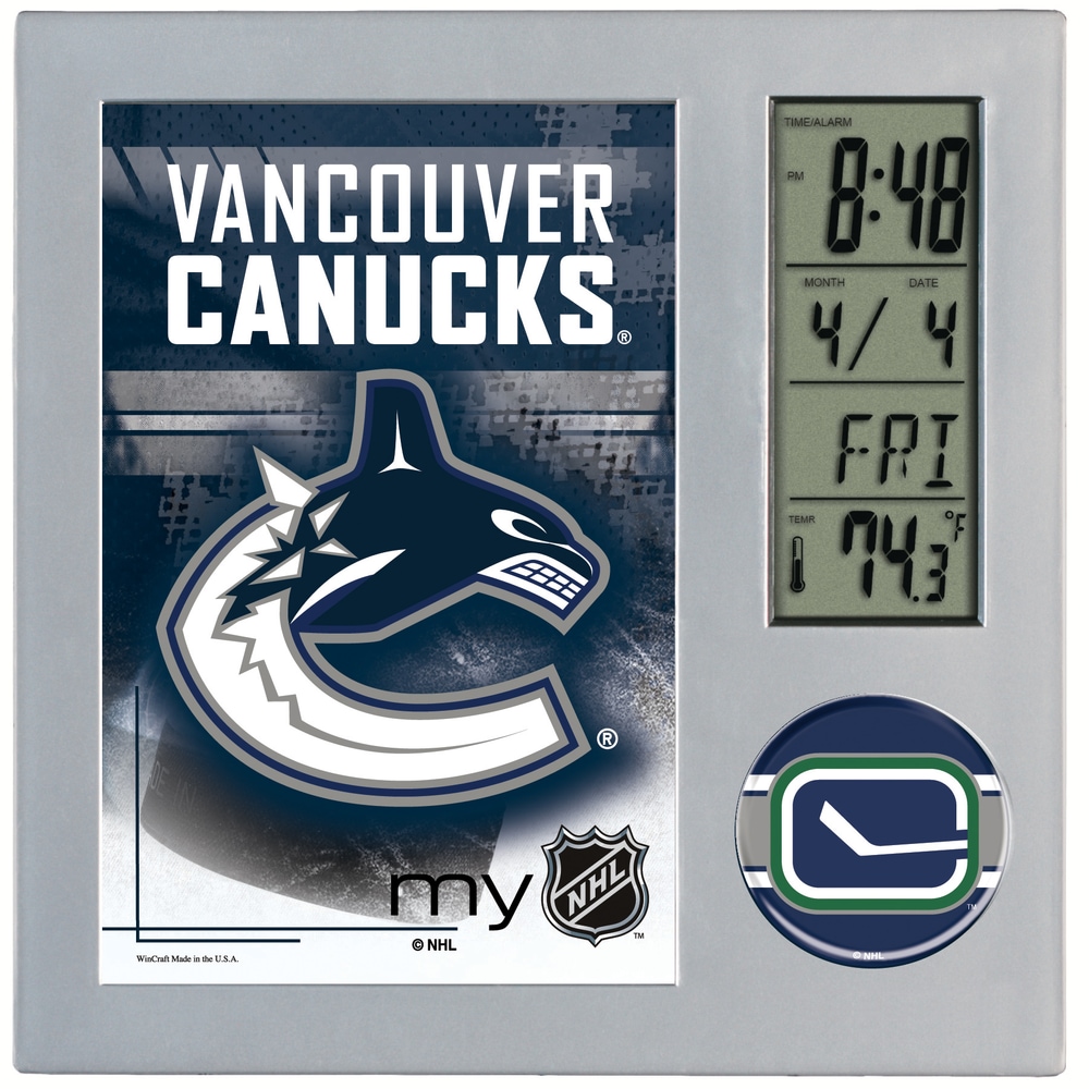 Vancouver Canucks Digital Desk Clock Canadian Tire