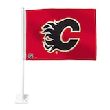 Drapeau automobile recto verso LNH Flames de Calgary Front_Flat