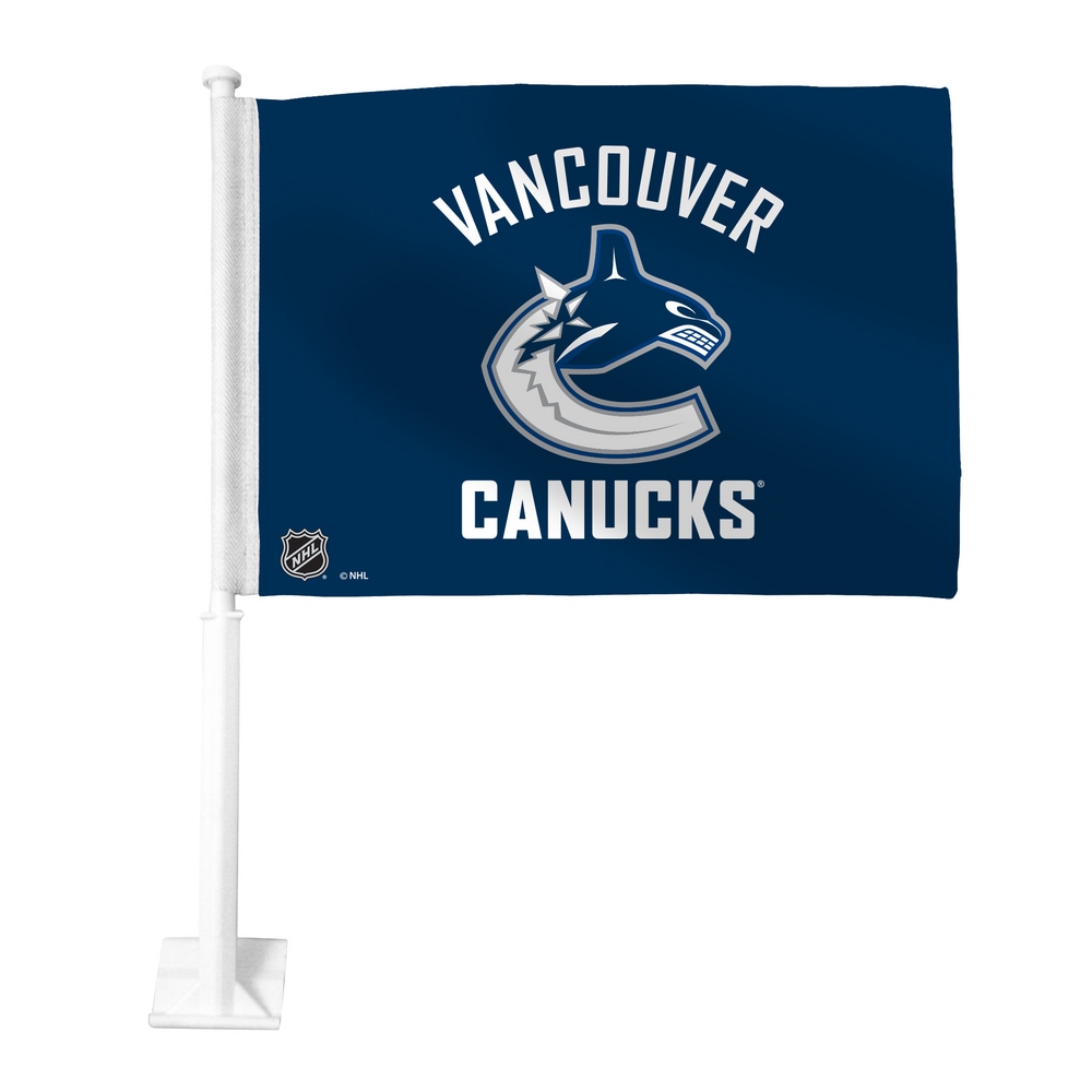NHL Vancouver Canucks 2 Sided Hockey Car Flag Canadian Tire