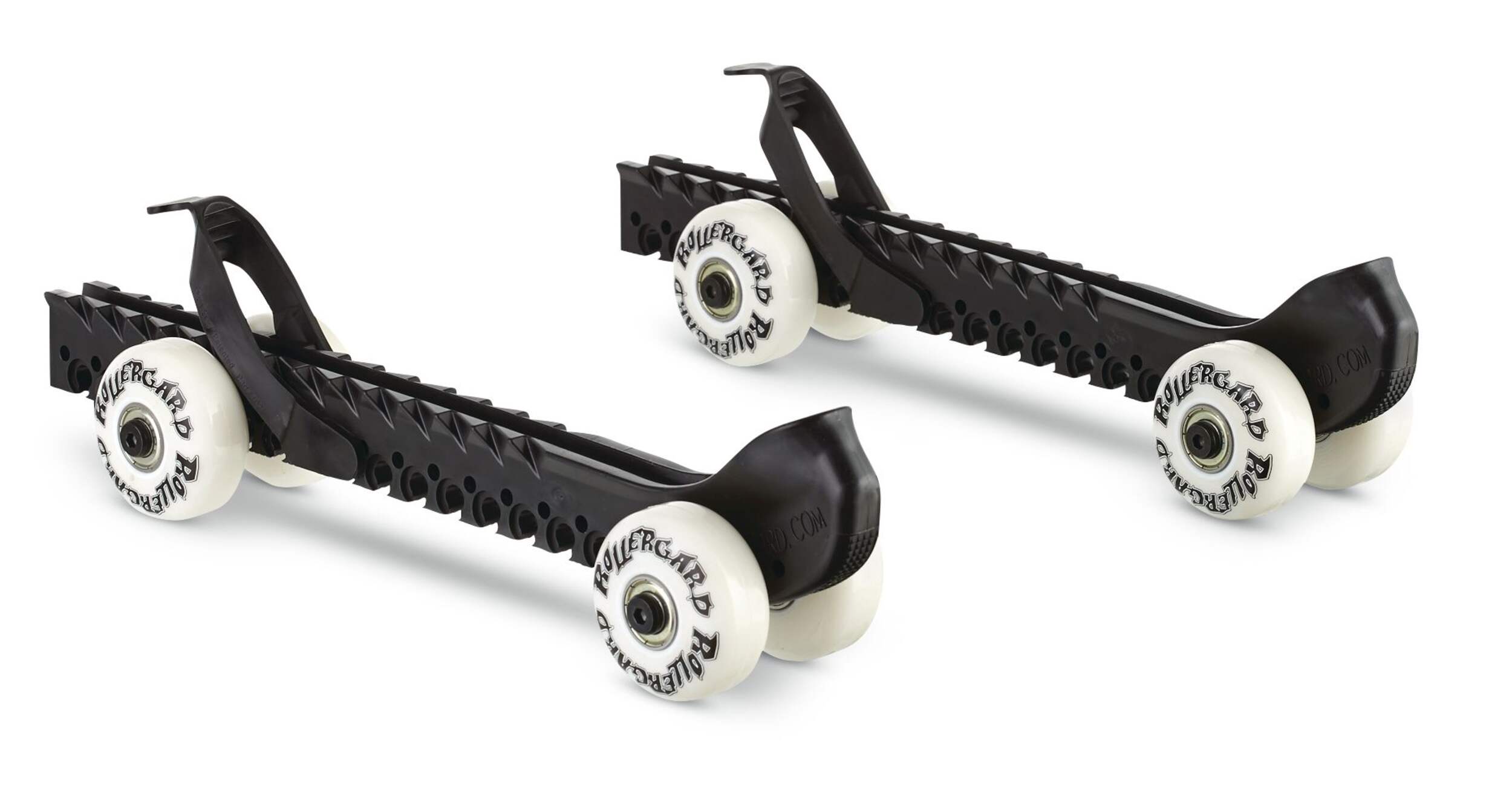 RollerGard Hockey Skate Guards with Wheels, Black Front_Angled_Right