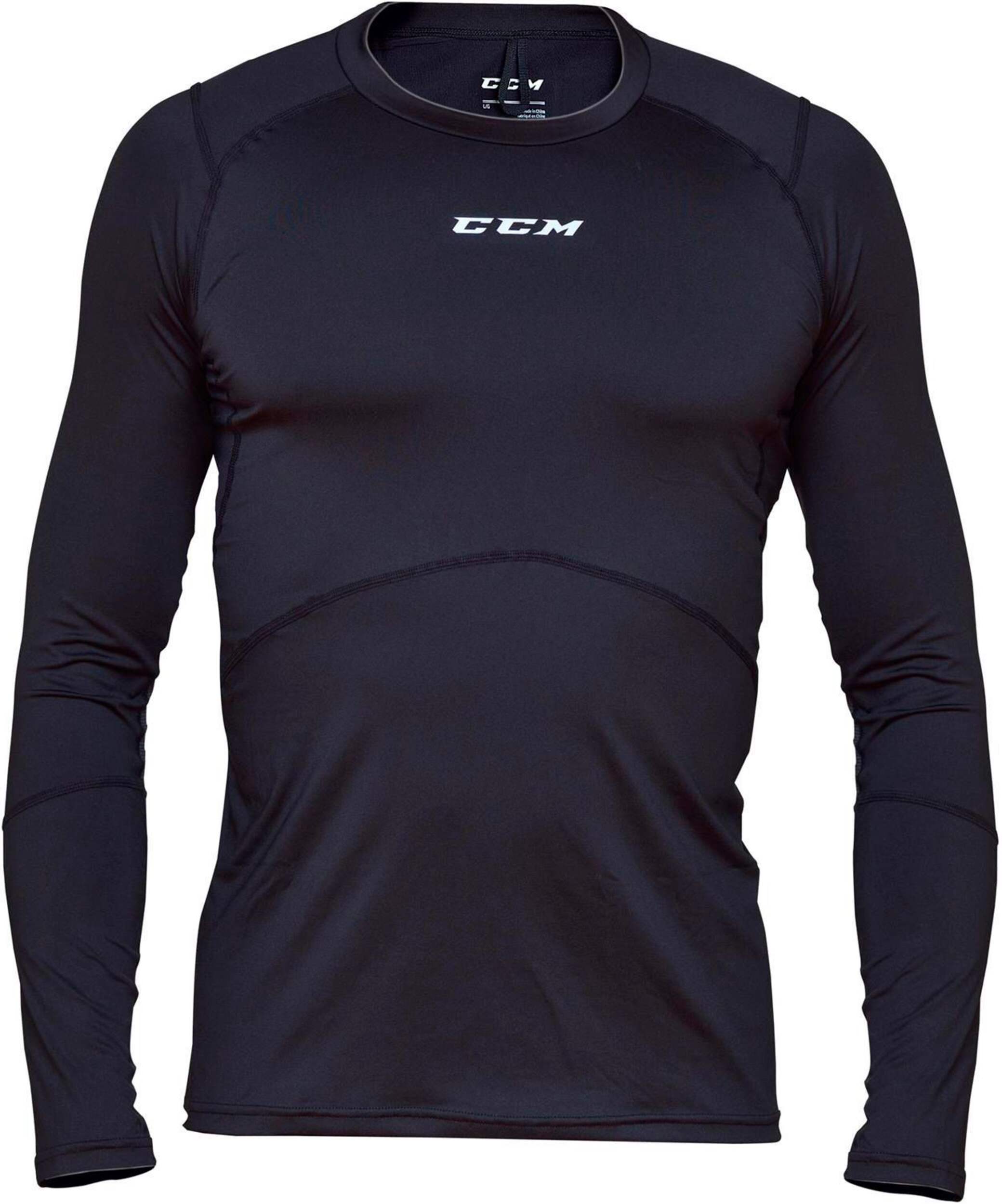 CCM Compression Upper Body Long Sleeve Hockey Top, Senior, Assorted ...