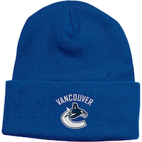 Tuque en tricot à rebord préférée des amateurs des Canucks de Vancouver de la LNH Front_Flat