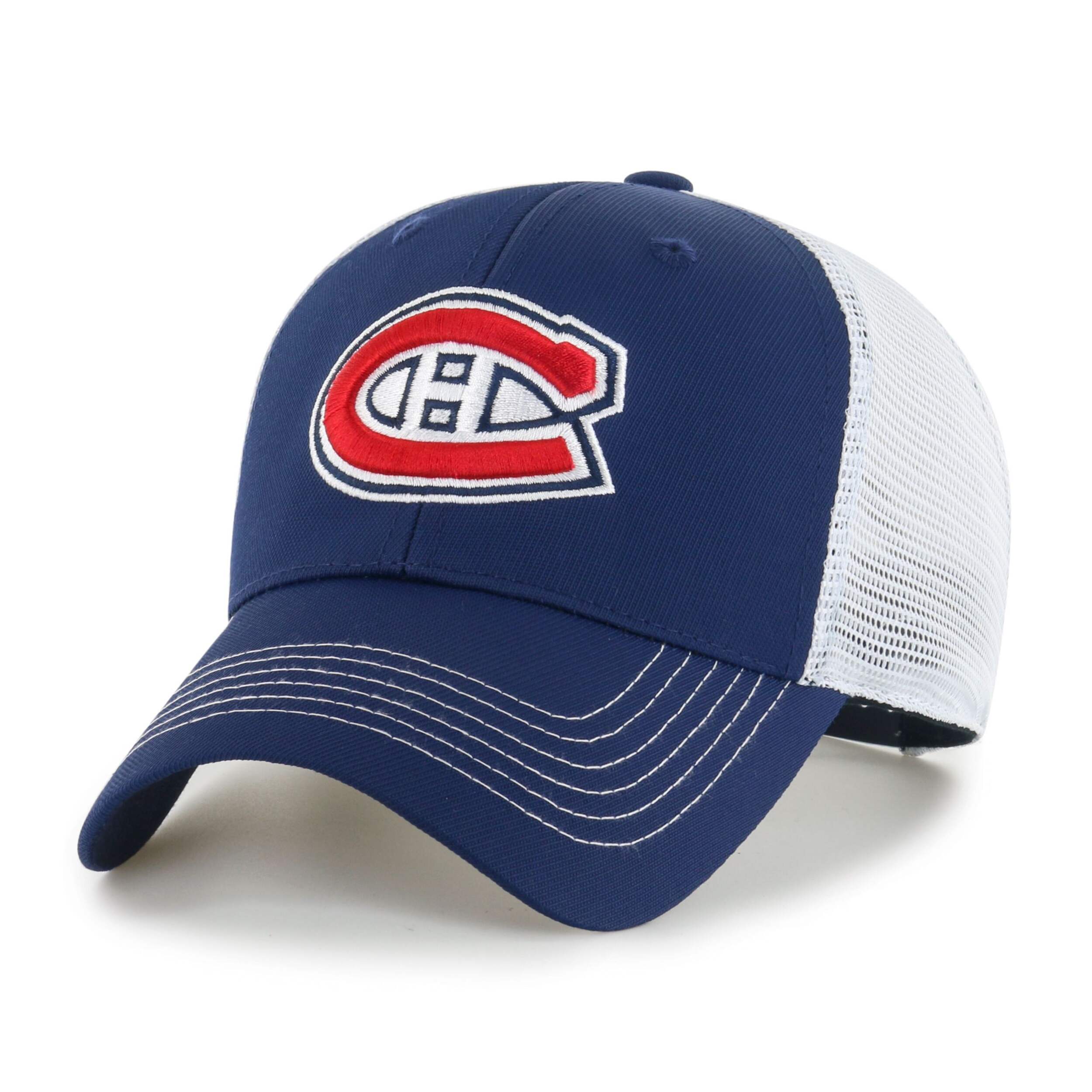 Fan Favorite NHL Montreal Canadiens Mass Raycroft Cap, Adult Front_Angled_Left
