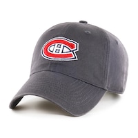 Casquette Clean Up de la LNH, Canadiens de Montréal, gris Front_Three_Fourths_Angled_Left