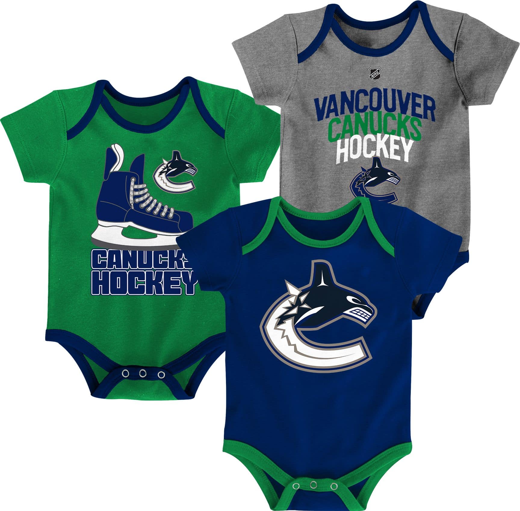 Newborn & Infant Vancouver Canucks Blue Hockey Pro - Bodysuit