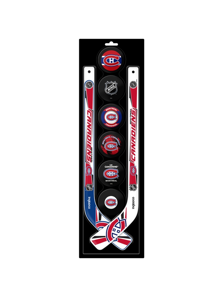 NHL Montreal Canadiens Mini Hockey Stick Set, 8pcs Canadian Tire