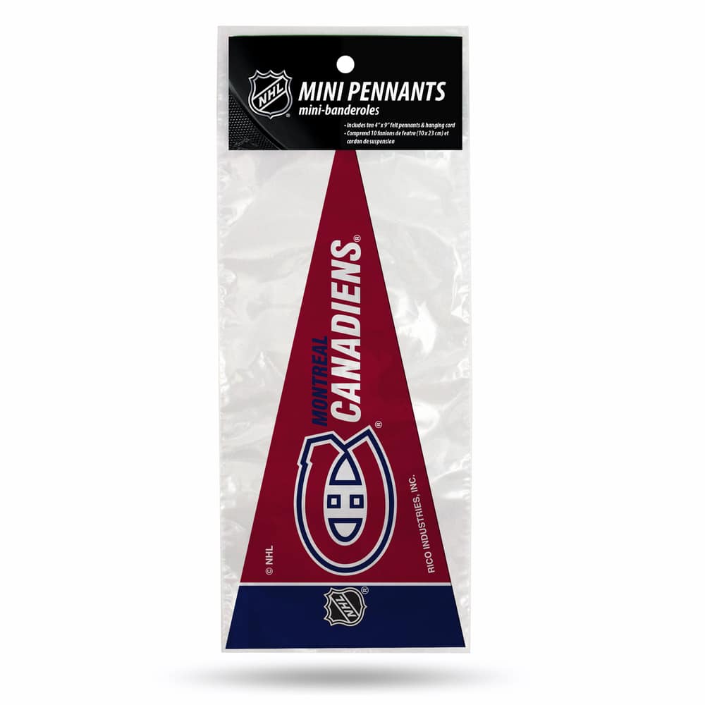 Football Rico Industries League Mini Pennant Set 4 x 9 Felt Mini Pennant  League Set (Includes ALL Teams) 