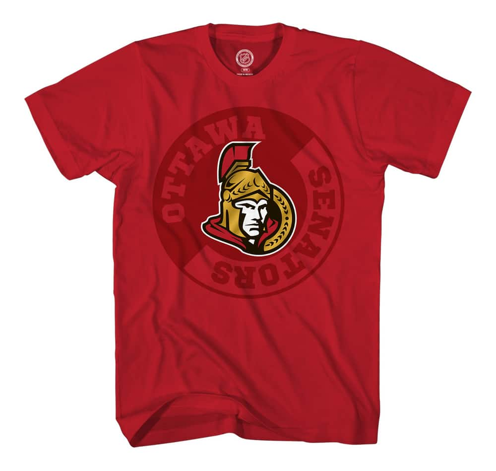 Ottawa senators hot sale t shirt