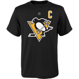 NHL Pittsburgh Penguins Player T-Shirt, Sidney Crosby, Youth, Assorted Sizes Front_Flat