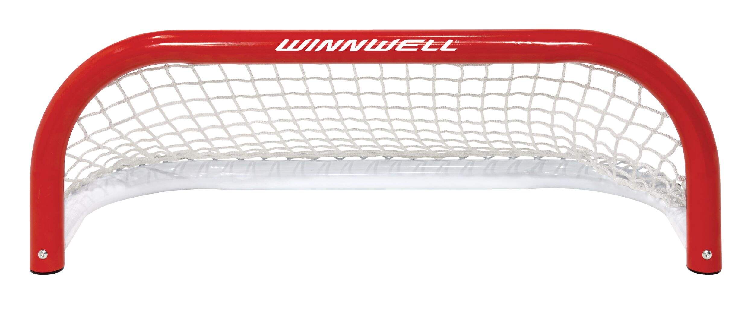 Winnwell Heavy-Duty Steel Pond Hockey Net with Anchor Pegs, 3-ft Front_Flat