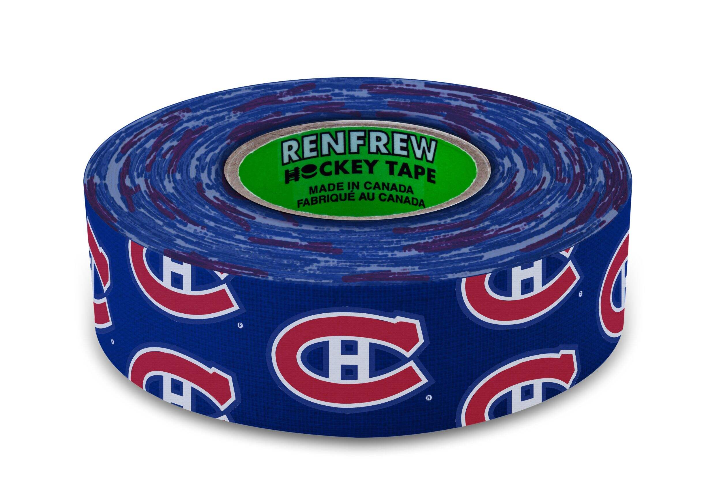Ruban de hockey Renfrew, Canadiens de Montréal, 24 mm x 18 m Overhead_Plunge
