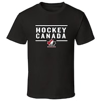 Team Canada Logo T-Shirt, Black