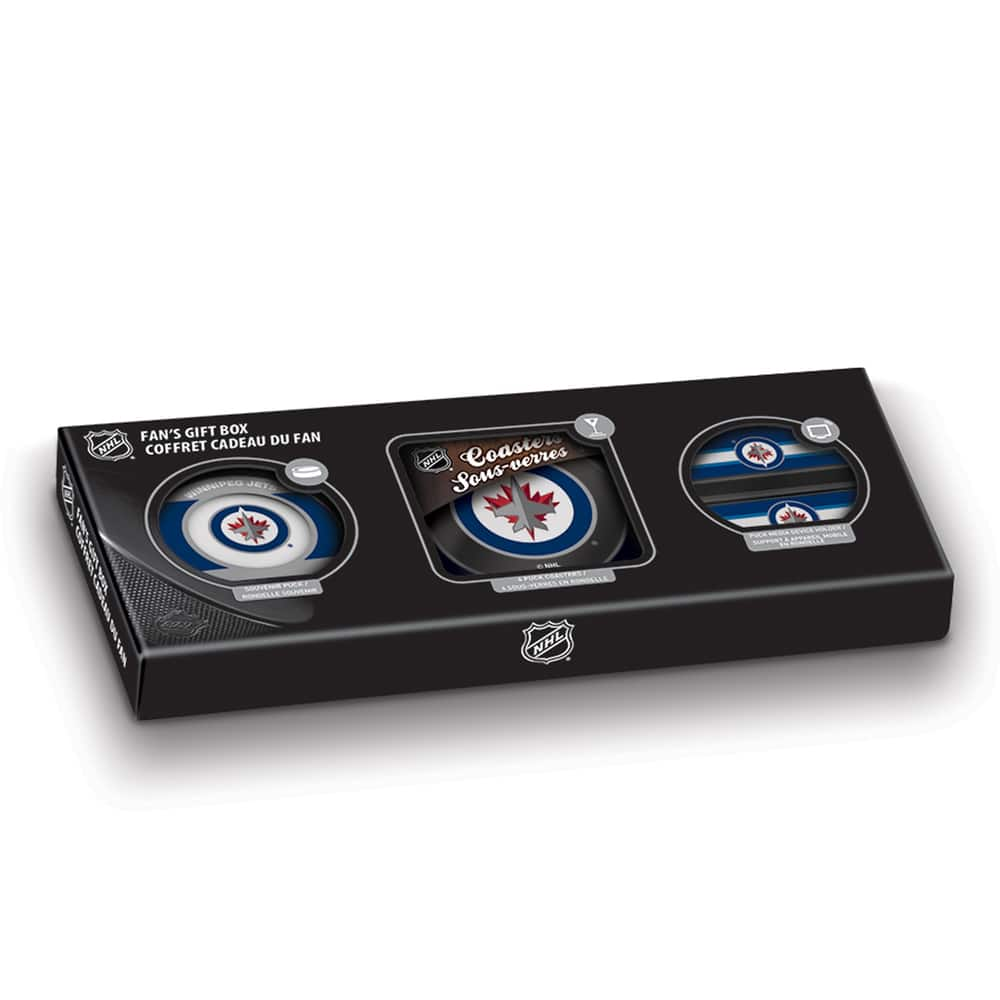 NHL Winnipeg Jets Puck Coaster Gift Set, 4-pc | Canadian Tire