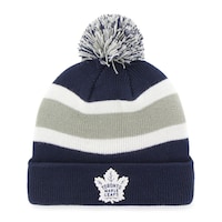 Fan Favorite NHL Toronto Maple Leafs Mass Breakaway Cuff Knit Pom Toque, Adult Front_Flat