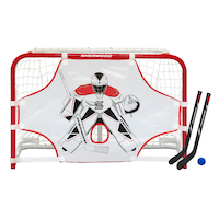Sherwood/Hockey Canada Steel Mini Hockey Net Set, 5-pc Front_Flat