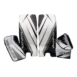 Road Warrior Street Hockey Goalie Leg Pads/Glove/Blocker Set, Junior, Left, 24-in Composite_or_Mixed