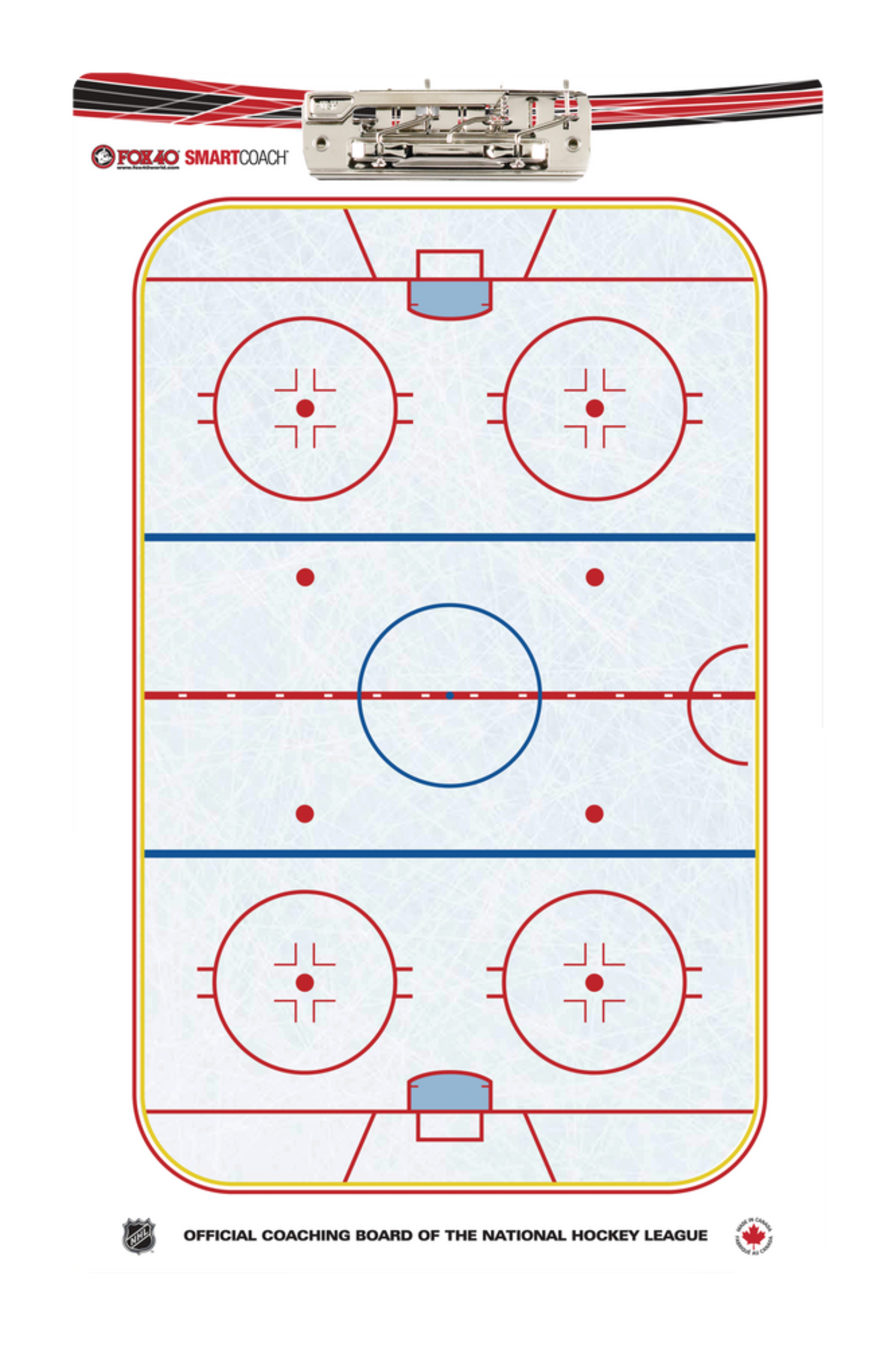 Fox 40 SmartCoach Pro Hockey Coaching Board Front_Flat