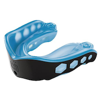 Shock Doctor Gel Max Convertible Mouthguard, Blue/Black, Assorted Sizes