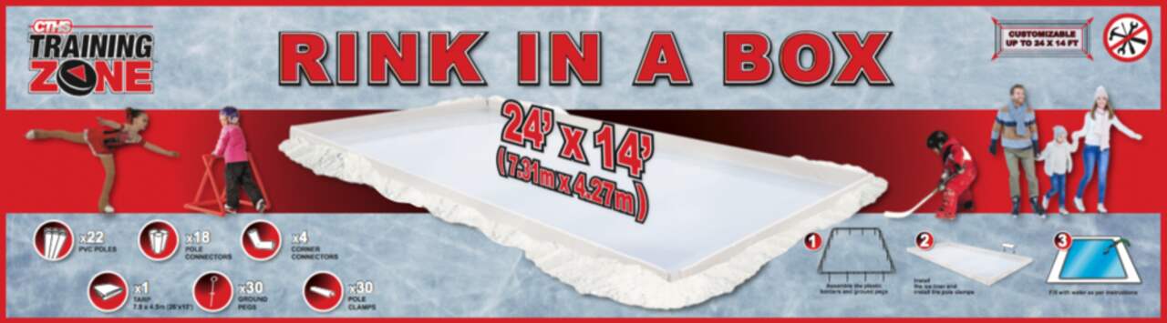 Canadian tire ice rink in sale a box