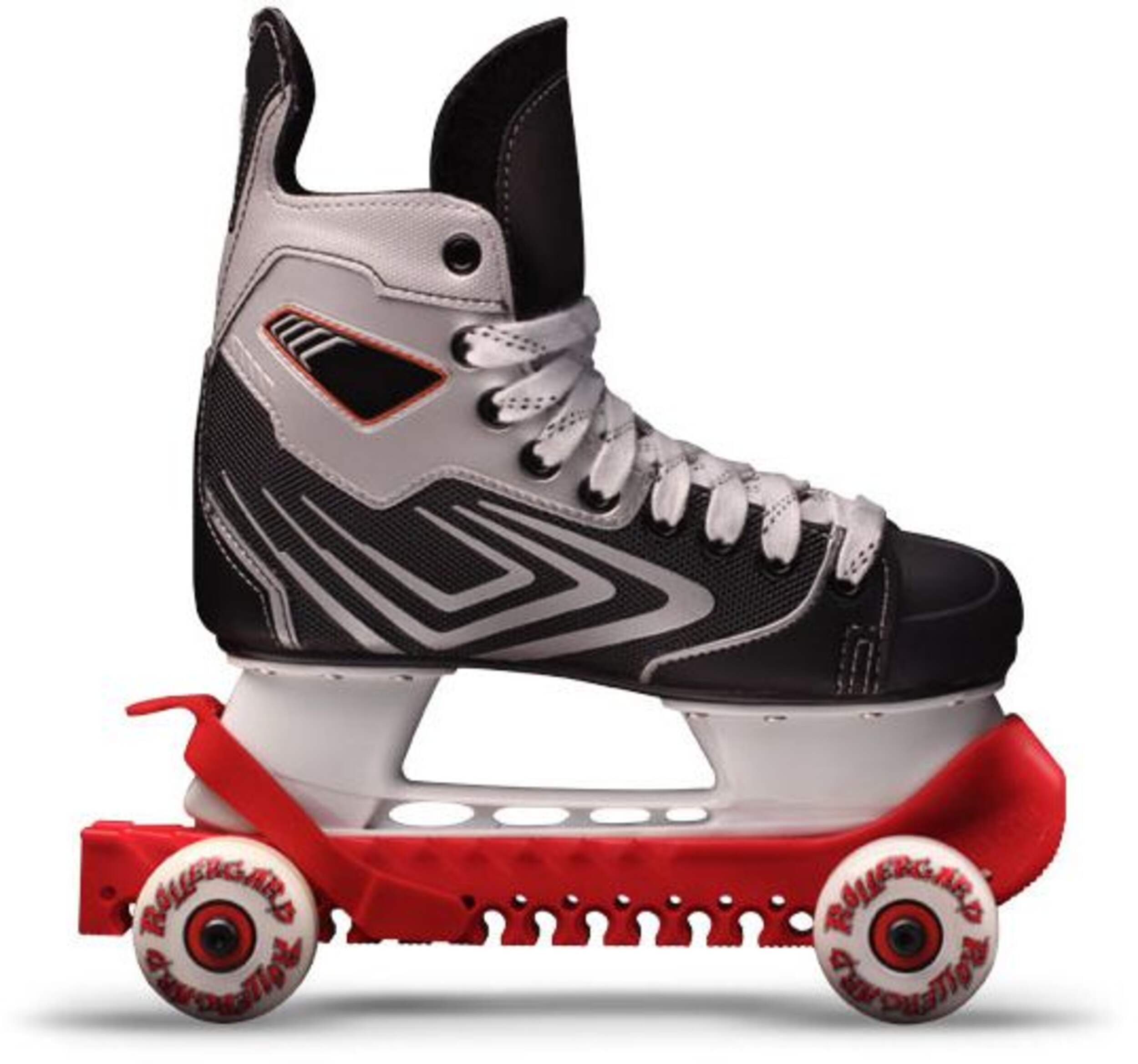 RollerGard Hockey Skate Guards with Wheels, Red Side_Right