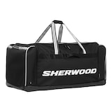 Sherwood Goalie Hockey Bag, Carry, Senior, Black, 42-in Front_Three_Fourths_Angled_Right