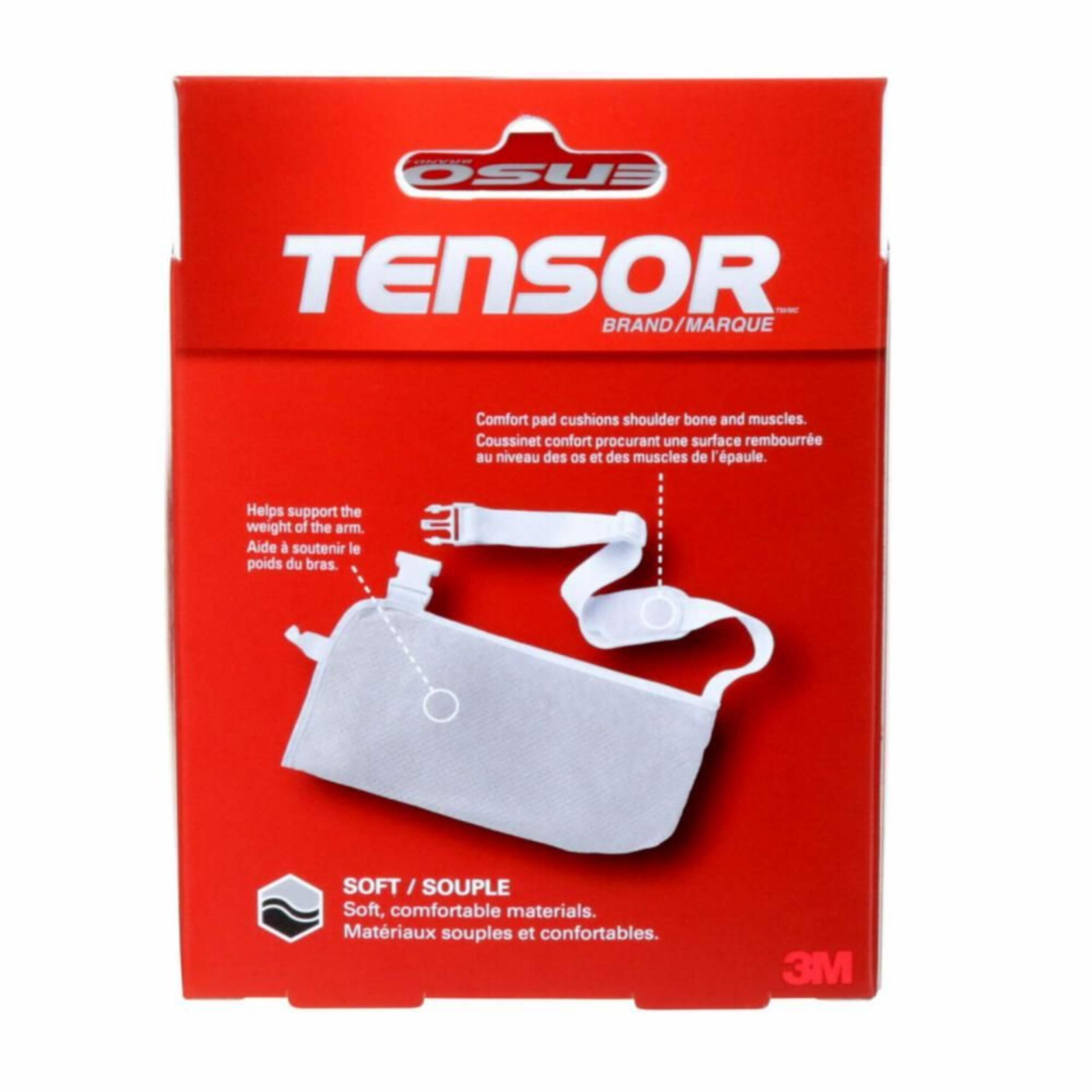Tensor Adjustable Arm Sling, Grey Front_Flat