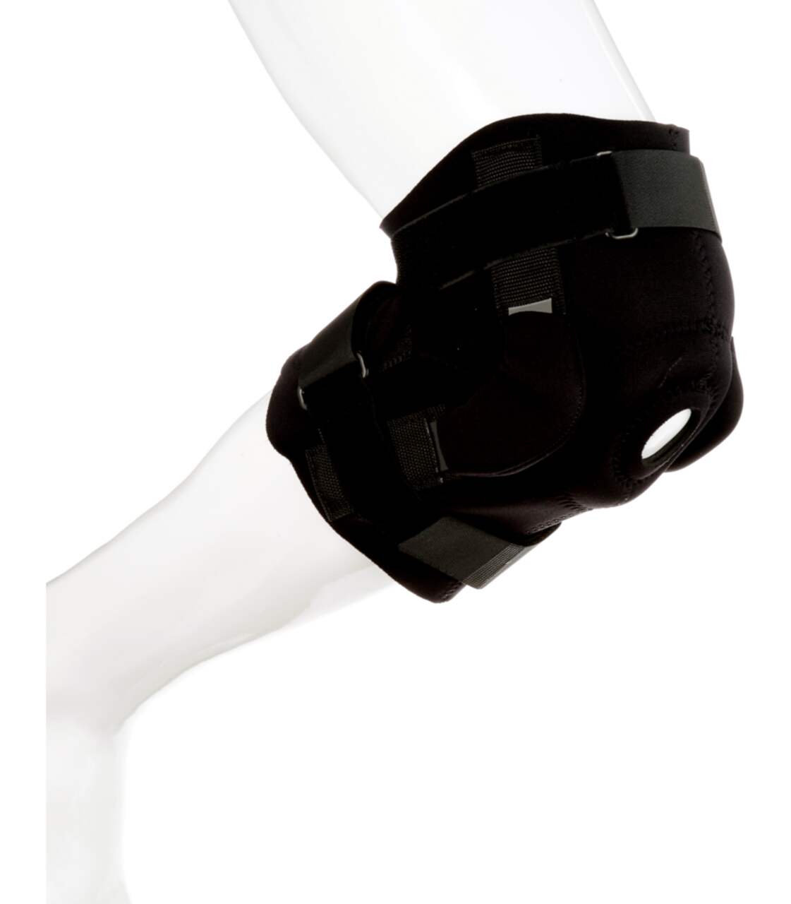 Tensor Hinged Adjustable Knee Support, Black