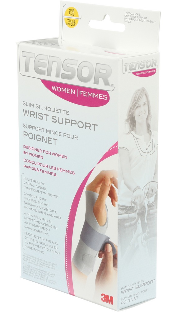 Tensor Women's Slim Silhouette Wrist Support, Left Hand Canadian Tire