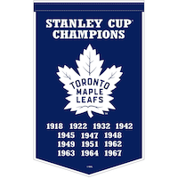 NHL Toronto Maple Leafs Winning Streak Sports Dynasty Banner
