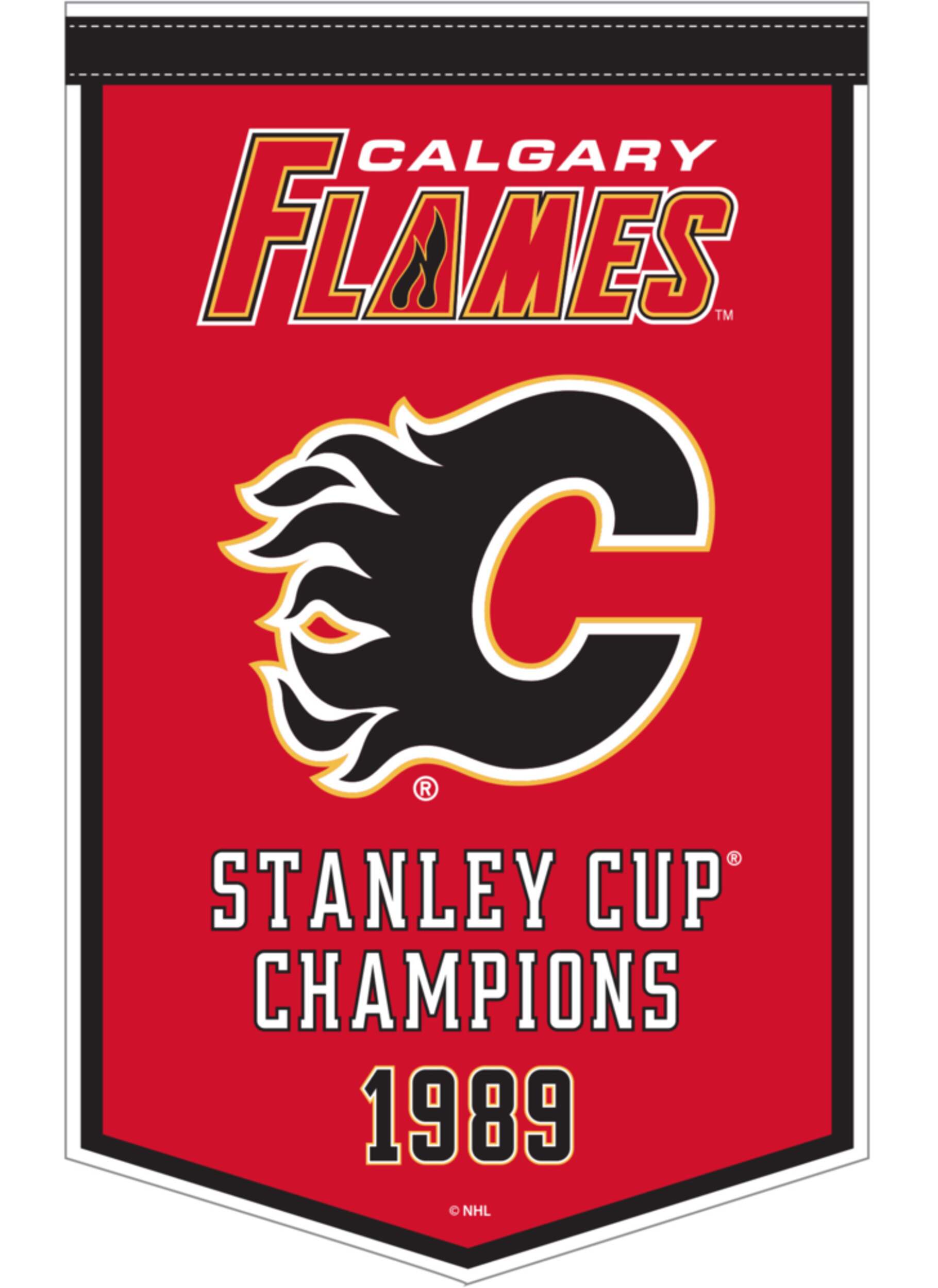 NHL Calgary Flames Dynasty Banner Front_Flat