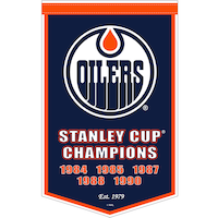 NHL Edmonton Oilers Winning Streak Sports Dynasty Banner Front_Flat
